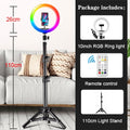 Orsda 10 inch RGB Ring Light tripod LED Ring Light Selfie Ring Light with Stand RGB 26 colors video light For Youtube Tik Tok