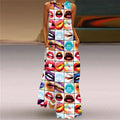 MOVOKAKA Summer Long Dress 2021 Elegant Robe Dress Party Sleeveless Dresses Women Casual Sundress Vintage Maxi Dresses For Women