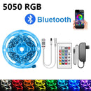 LED Strip Light 5050 2835 10M 5M Bluetooth LED Room Lights Rgb Leds Tape Diode Ribbon Flexible Room Decoration DC12V Adapter Set