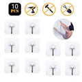 10/20Pcs Transparent Strong Self Adhesive Door Wall Hangers Hooks Suction Heavy Load Rack Cup Sucker for Kitchen Bathroom Office