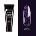 UR SUGAR 15ml Silver Glitter Extension Nail Gel Gel Varnishes Hybrid For Nails Extension Nail Semi-permanent Gel