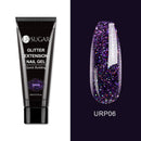 UR SUGAR 15ml Silver Glitter Extension Nail Gel Gel Varnishes Hybrid For Nails Extension Nail Semi-permanent Gel
