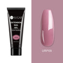 UR SUGAR 15ml Silver Glitter Extension Nail Gel Gel Varnishes Hybrid For Nails Extension Nail Semi-permanent Gel