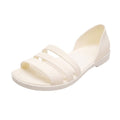 Women Summer Flat Sandals 2020 Open-Toed Slides Slippers Candy Color Casual Beach Outdoot Female Ladies Jelly Shoes