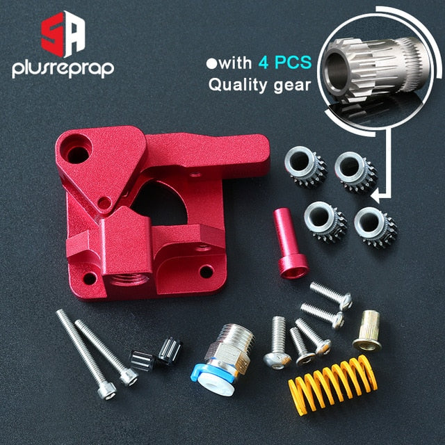 CR10 PRO Upgraded Dual Gear Extruder Double Pulleys Direct Aluminum Extruder for Ender 3/5 CR10S PRO 3D Printer Parts