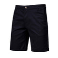 2020 New Summer 100% Cotton Solid Shorts Men High Quality Casual Business Social Elastic Waist Men Shorts 10 Colors Beach Shorts