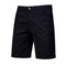 2020 New Summer 100% Cotton Solid Shorts Men High Quality Casual Business Social Elastic Waist Men Shorts 10 Colors Beach Shorts