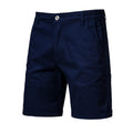 2020 New Summer 100% Cotton Solid Shorts Men High Quality Casual Business Social Elastic Waist Men Shorts 10 Colors Beach Shorts