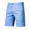 2020 New Summer 100% Cotton Solid Shorts Men High Quality Casual Business Social Elastic Waist Men Shorts 10 Colors Beach Shorts