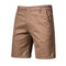 2020 New Summer 100% Cotton Solid Shorts Men High Quality Casual Business Social Elastic Waist Men Shorts 10 Colors Beach Shorts