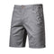 2020 New Summer 100% Cotton Solid Shorts Men High Quality Casual Business Social Elastic Waist Men Shorts 10 Colors Beach Shorts