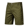 2020 New Summer 100% Cotton Solid Shorts Men High Quality Casual Business Social Elastic Waist Men Shorts 10 Colors Beach Shorts