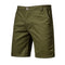 2020 New Summer 100% Cotton Solid Shorts Men High Quality Casual Business Social Elastic Waist Men Shorts 10 Colors Beach Shorts