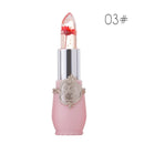 Moisturizer Lip Gloss Transparent Jelly Flower Lipstick Temperature Color Change Waterproof Makeup Lip Balm Cosmetic Makeup Tool