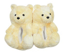 Teddy Bear women christmas plush slippers Cartoon Cute Bear House Slipper Furry Faux Fur Slides Woman Furry Flip Flop Shoes