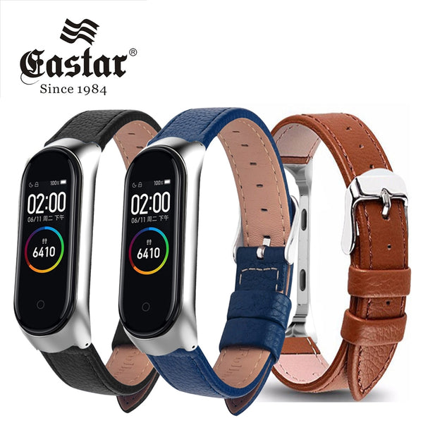 Leather Wrist Bracelet for Xiaomi Mi Band 4 5 6 Sport Strap watch wrist strap For xiaomi mi band 5 bracelet Miband 6 Strap