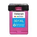 Veteran 301XL Remanufactured Ink Cartridge for HP 301 XL with HP Printer Deskjet 2050 1000 1050 2510 3000 3054 Envy 4500 4502