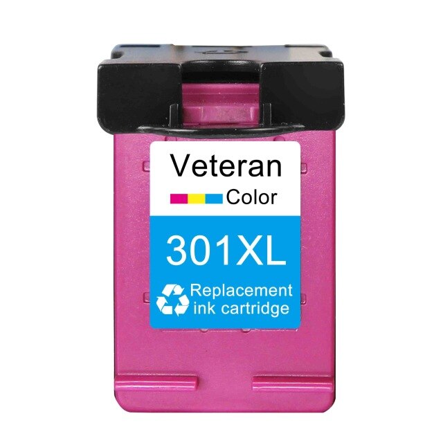 Veteran 301XL Remanufactured Ink Cartridge for HP 301 XL with HP Printer Deskjet 2050 1000 1050 2510 3000 3054 Envy 4500 4502