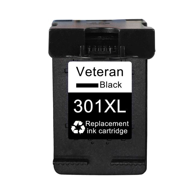 Veteran 301XL Remanufactured Ink Cartridge for HP 301 XL with HP Printer Deskjet 2050 1000 1050 2510 3000 3054 Envy 4500 4502