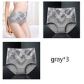 M-5XL Women's Panties Female Underpants Cotton Underwear High Waist Panties Sexy Lingeries Briefs Plus Size Pantys 3PCS/Set