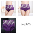 M-5XL Women's Panties Female Underpants Cotton Underwear High Waist Panties Sexy Lingeries Briefs Plus Size Pantys 3PCS/Set