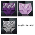M-5XL Women's Panties Female Underpants Cotton Underwear High Waist Panties Sexy Lingeries Briefs Plus Size Pantys 3PCS/Set