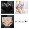 M-5XL Women's Panties Female Underpants Cotton Underwear High Waist Panties Sexy Lingeries Briefs Plus Size Pantys 3PCS/Set