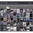 Yoofun 50 Sheets Natural Scenery&Art Paintings Stationery Stickers Book Aesthetic Landscape Cute Bullet Journaling Decor Sticker