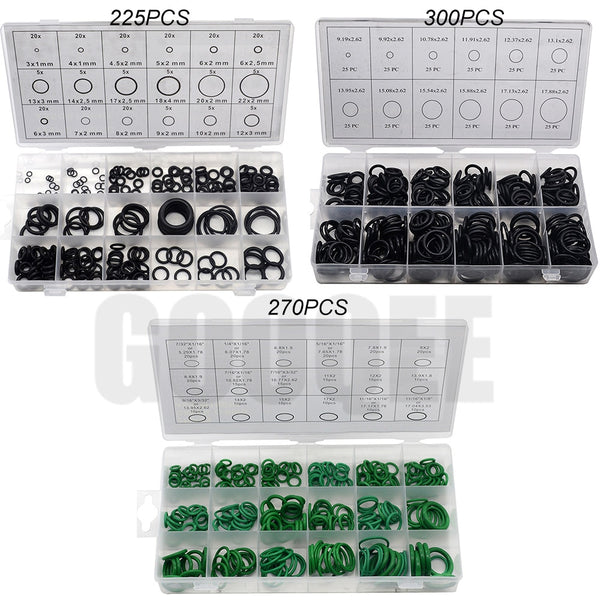 O Ring Rubber Washer Seals Assortment Black O-Ring Seals Set Nitrile Washers High Quality For Car Gasket