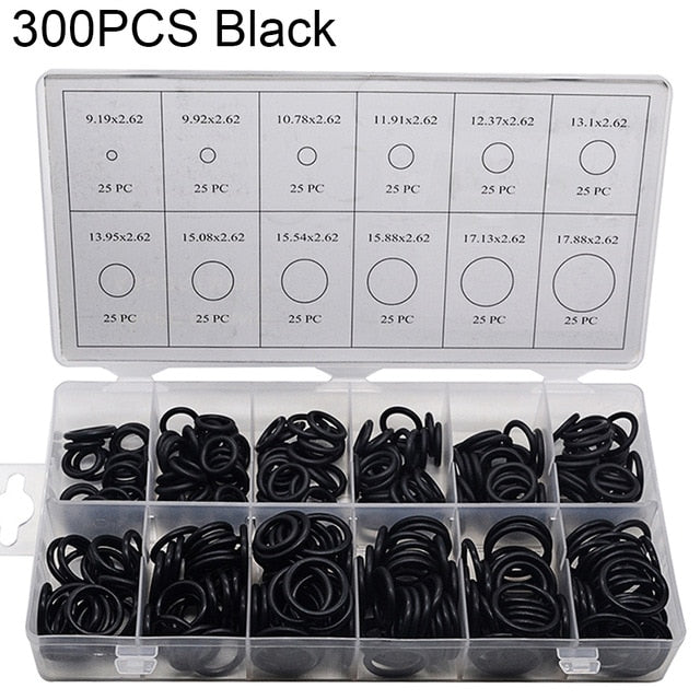 O Ring Rubber Washer Seals Assortment Black O-Ring Seals Set Nitrile Washers High Quality For Car Gasket