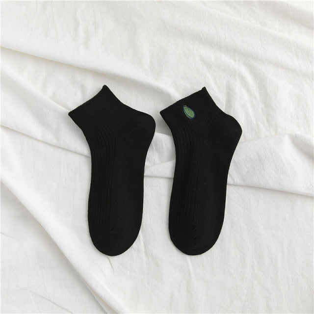 2021 New Cartoon Women's Breathable Cotton Socks Cute Bear Lovely Animal Pattern Girl Sock Combed  of Pure Cotton Female Socks