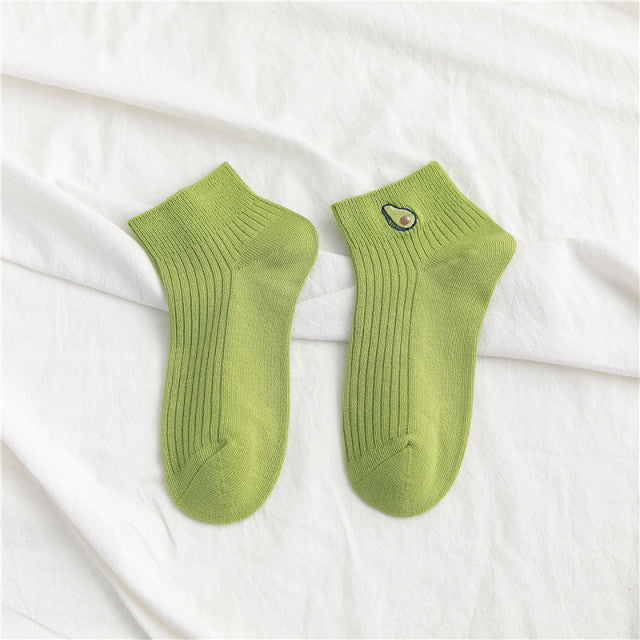2021 New Cartoon Women's Breathable Cotton Socks Cute Bear Lovely Animal Pattern Girl Sock Combed  of Pure Cotton Female Socks