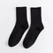 Jeseca Unisex Men Women's Socks Korean Harajuku Vintage Streetwear Long Socks White Black Woman Casual Hip Hop Skateboard Sox