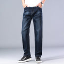 7 Colors Available Men's Thin Straight-leg Loose Jeans 2021 Summer New Classic Style Advanced Stretch Loose Pants Male Brand