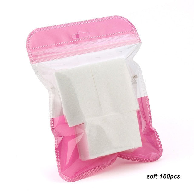 Lint-Free Nail Polish Remover Cotton Wipes UV Gel Tips Remover Cleaner Paper Pad Nails Polish Art Cleaning Manicure Tools