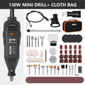 HILDA Electric Mini Drill Dremel Grinder Engraving Pen Mini Drill Electric Rotary Tool Grinding Machine Dremel Accessories
