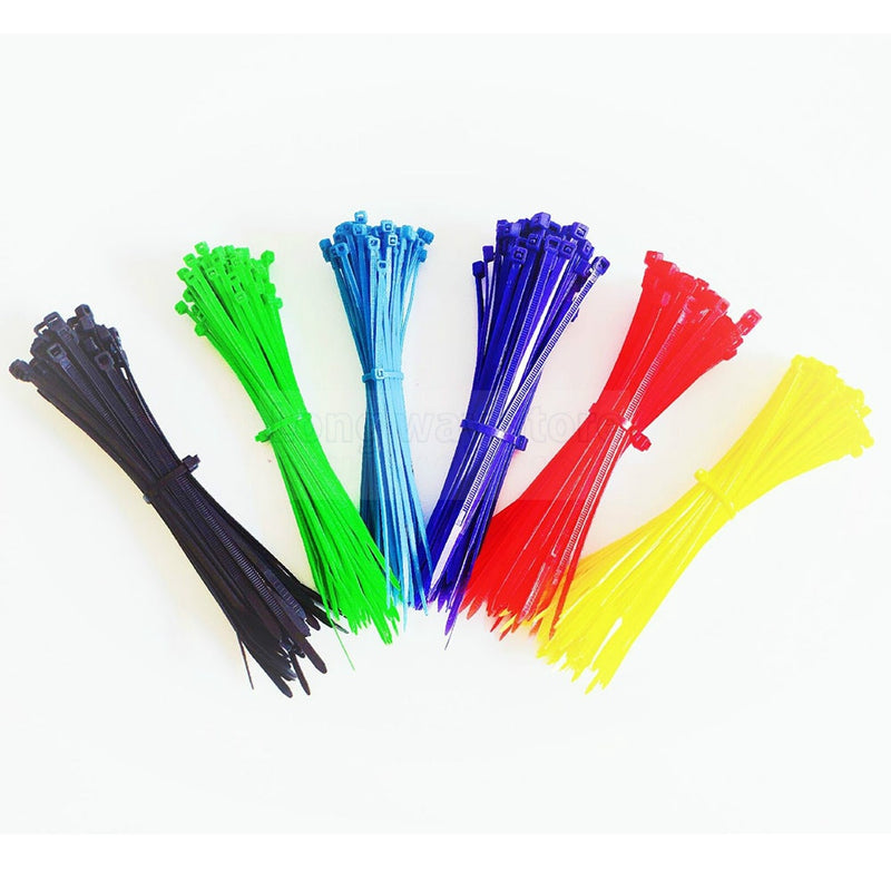 Cable Ties assorted Industrial Supply Fasteners Plastic Wire Zip Ties Cable Organiser Nylon Self-locking Electric Cable Tie