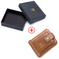 BULLCAPTAIN Brand men's Wallet Genuine Leather Purse Male Rfid Wallet Multifunction Storage Bag Coin Purse Wallet's Card Bags