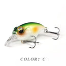 New Crankbait Wobblers Lure 38mm/8g 48mm/11g High Quality Hooks 10 Different Colors Artificial Bait Hard Fishing Cranks