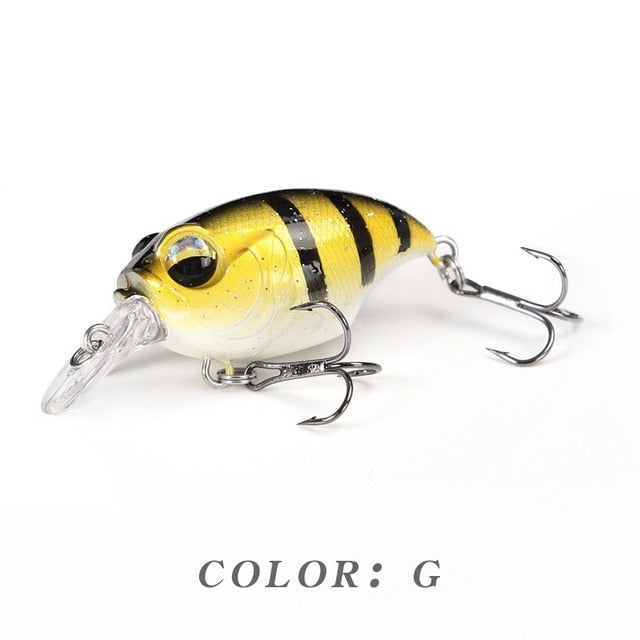 New Crankbait Wobblers Lure 38mm/8g 48mm/11g High Quality Hooks 10 Different Colors Artificial Bait Hard Fishing Cranks
