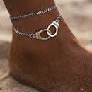 Boho Style Star Anklet Fashion Multilayer Foot Chain 2021 Fashion Handcuffs Ankle Bracelet For Women Beach Accessories Gift