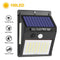 222 LED Solar Light Outdoor  4 Modes Motion Sensor PIR Wall Light Waterproof Solar Lamp Solar Powered Sunlight Garden Decoration