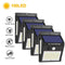 222 LED Solar Light Outdoor  4 Modes Motion Sensor PIR Wall Light Waterproof Solar Lamp Solar Powered Sunlight Garden Decoration