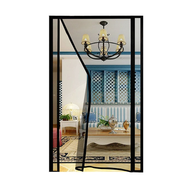 Summer Magnetic Curtains Screen Mesh On The Door Mosquito Net Anti Fly Insect Door Mesh Automatic Closing Size Can Be Customized