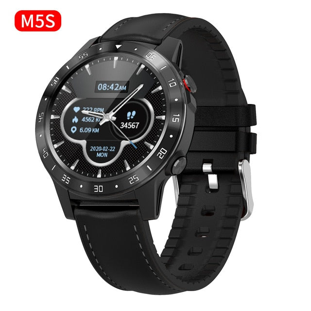 GPS Smartwatch Men With SIM Card Fitness Compass Barometer Altitude M5 Mi Smart Watch Men Women 2021 for Android Xiaomi