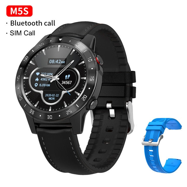 GPS Smartwatch Men With SIM Card Fitness Compass Barometer Altitude M5 Mi Smart Watch Men Women 2021 for Android Xiaomi