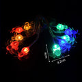 1.5m 10Led Halloween Pumpkin Ghost Skeletons Bat Spider Led Light String Festival Bar Home Party Decor Christmas Ornament