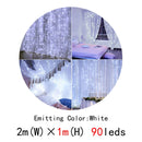 AIFENG Led Curtain String Light Led Christmas Garland Party Patio Window Decor Fairy Lights Xmas Wedding Lights EU 220V