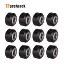 12/24pcs CNC Openbuilds Plastic POM Wheel with 625zz Idler Pulley Gear Passive Round/V-Slot Perlin Pulley Wheel for CR10 Ender 3