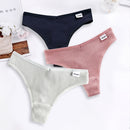 3pcs/lot Panties for Women Sexy Thong Underwear T-Back Briefs Seamless Lingerie Female Fashion Cotton Tanga G-string Breathable